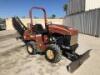 2005 DITCH WITCH RT40 TRENCHER, 3cyl diesel, backfill blade, 4x4, 7' trencher, offset. s/n:3Z0171 - 2