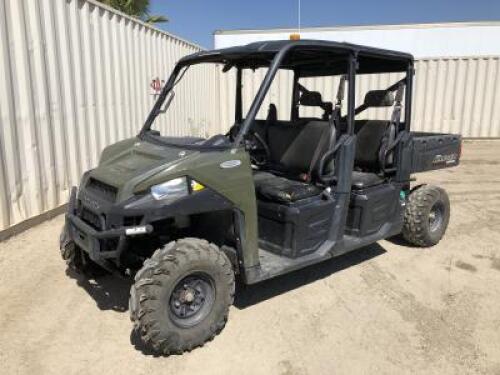 2015 POLARIS RANGER UTILITY CART, Kohler diesel, 4x4, seats 6, 3' bed, tow package. s/n:4XARUAD13FT126968