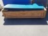 ROAD CASE, 74"X39"X42", WOOD CRATE W/WHEELS, 77"X33"X15" **(LOCATED IN COLTON, CA)**