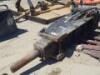 HUSKY 36 HYDRAULIC BREAKER ATTACHMENT, fits loader backhoe/excavator **(LOCATED IN COLTON, CA)**