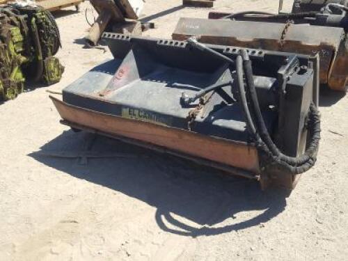 55" TILLER ATTACHMENT, fits skidsteer **(LOCATED IN COLTON, CA)**