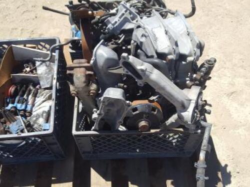 PALLET OF CHEVY DURAMAX DIESEL MOTOR PARTS **(LOCATED IN COLTON, CA)**