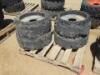 (7) PALLETS OF MISC. RIMS W/TIRES, (7) rims w/tires, (4) rims w/solid tires, fits Reachlift., (16) rims w/solid tires, fits skidsteer. **(LOCATED IN COLTON, CA)** - 13