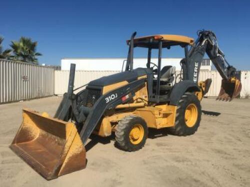 2008 JOHN DEERE 310J LOADER BACKHOE, gp bucket, 4x4, canopy, extension hoe, rear aux hydraulics. s/n:T0310JX153085