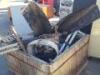 WOOD CRATE W/MISC. TRACTOR PARTS, ENGINE **(LOCATED IN COLTON, CA)** - 3