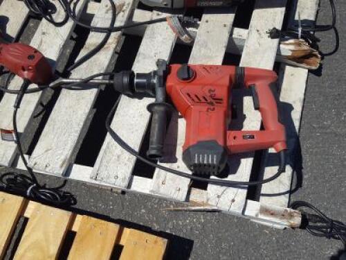 BAUER ROTO HAMMER W/BIT, electric., CHICAGO ELECTRIC DRILL, electric., BAUER DRILL, electric. **(LOCATED IN COLTON, CA)**