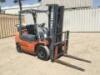 2006 HELI GP25 FORKLIFT, 5,000#, 85" mast, 3-stage, 185" lift, side shift, lpg, canopy, solid tires. s/n:23025A7358 - 2