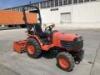 2005 KUBOTA B7610HSD UTILITY TRACTOR, Kubota 3cyl 24hp diesel, 4x4, pto, 3-point hitch, rear scraper, 1,355 hours indicated. s/n:037610HSD529980 - 2