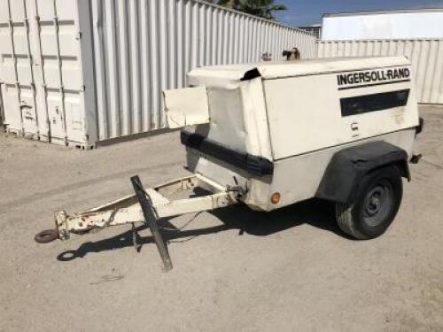 INGERSOLL RAND P185WD AIR COMPRESSOR, 185cfm, Deutz 4cyl diesel, portable. s/n:300031UDJ219