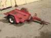 TRENCHER TRAILER, 4'x3' deck. **(BILL OF SALE ONLY)** - 2