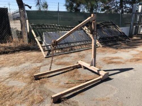 ENGINE HOIST, 300#. **(LOCATED IN COLTON, CA)**