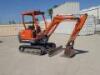 2001 KUBOTA KX61-2 MINI HYDRAULIC EXCAVATOR, gp bucket, aux hydraulics, backfill blade, canopy. s/n:20211 - 2