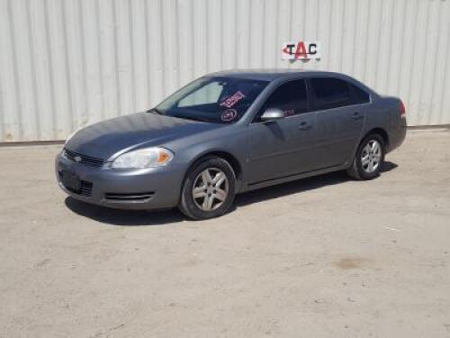 s**2007 CHEVROLET IMPALA SEDAN, 3.5L gasoline, automatic, a/c, pw, pdl, pm. s/n:2G1WB55K079379974