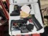 HOMELITE XL-98 MULTI PURPOSE SAW, gasoline, W/CASE, WEN CORDLESS 7.2 VOLT ORBITAL SANDER, 3/8" DRILL, JIGSAW, (2) TOOLBOXES, (3) CLAMPS, HEAVY DUTY BOLT CUTTERS **(LOCATED IN COLTON, CA)**