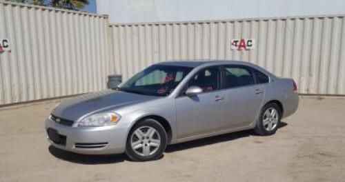 s**2008 CHEVROLET IMPALA SEDAN, 3.5L gasoline, automatic, a/c, pw, pdl, pm, 42,058 miles indicated. s/n:2G1WB58K781314888