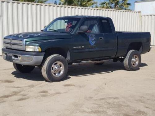 s**2001 DODGE RAM 2500 EXTENDED CAB PICKUP TRUCK, 5.9L gasoline, automatic, 4x4, a/c, pw, pdl, pm, tow package. s/n:3B7KF23ZX1G773391