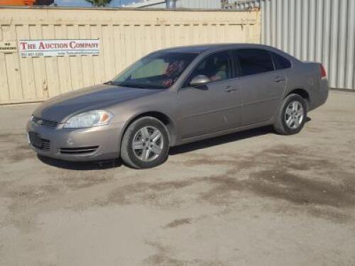 s**2007 CHEVROLET IMPALA SEDAN, 3.5L gasoline, automatic, a/c, pw, pdl, pm. s/n:2G1WB55K479376379