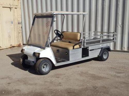 s**1999 CLUB CAR CARRYALL VI UTILITY CART, electric, 4'x4' flatbed, stake sides, seats 4, 2,240 hours indicated. s/n:J9947-826120