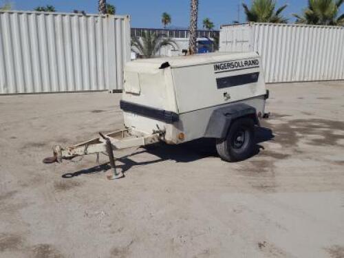 INGERSOLL RAND P185WD AIR COMPRESSOR, 185cfm, Deutz 4cyl diesel, portable. s/n:300031UDJ219