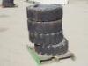 (4) RIMS W/SOLID TIRES, fits skidsteer. **(LOCATED IN COLTON, CA)**