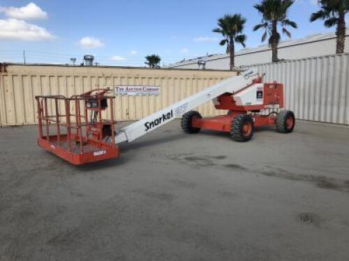 2008 SNORKEL TB37CU BOOMLIFT, diesel, 2-stage 37' telescopic boom, 4x4. s/n:S0808020116