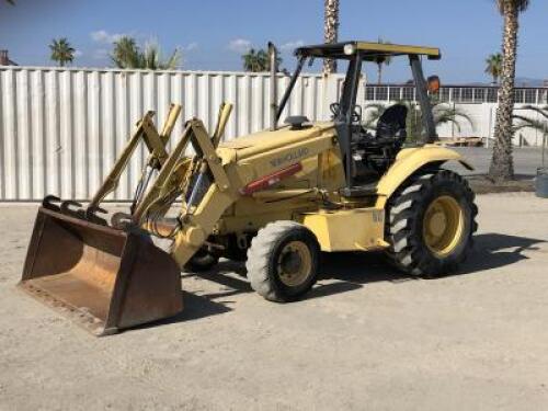 2006 NEW HOLLAND LV80 SKIPLOADER, gp bucket, 4x4, canopy, 3-point hitch, aux hydraulics. s/n:LLV001726 (scraper box not included)