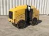 2013 AMMANN RAMMAX 1575 VIBRATORY TANDEM WALK BEHIND PADFOOT ROLLER, Yanmar diesel, 25" drums, 777 hours indicated. s/n:61104