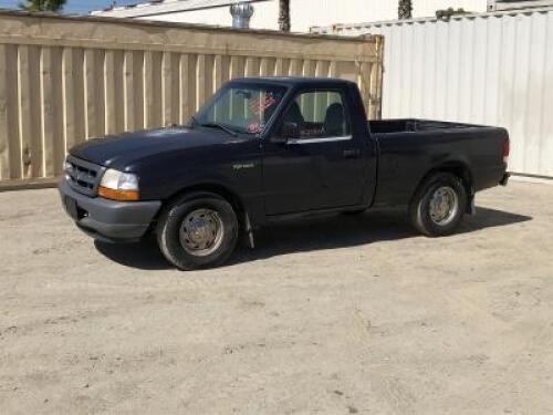 s**2000 FORD RANGER PICKUP TRUCK, 3.0L gasoline, automatic, a/c. s/n:1FTYR10V7YPB33738