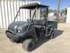 2009 KAWASAKI MULE 4000 UTILITY CART, gasoline, seats 2, 54"x48" electric dump bed. s/n:JK1AFCP159B500654