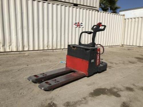 2001 RAYMOND 112TM-FRE60L RIDE ON PALLET JACK, 6,000#, 24v electric, 474 hours indicated. s/n:112-01-35160