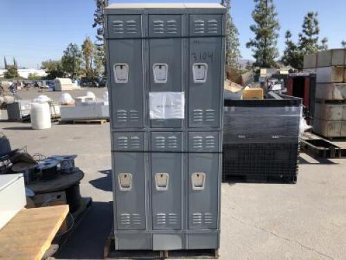 (3) BANKS OF LOCKERS **(LOCATED IN COLTON, CA)**
