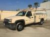 2003 CHEVROLET SILVERADO 3500 UTILITY TRUCK, 8.1L gasoline, automatic, a/c, pw, pdl, pm, 10' utility body, ladder rack, tow package. s/n:1GBJC34G63E259608 **(DEALER, DISMANTLER, OUT OF STATE BUYER, OFF-HIGHWAY USE ONLY)**