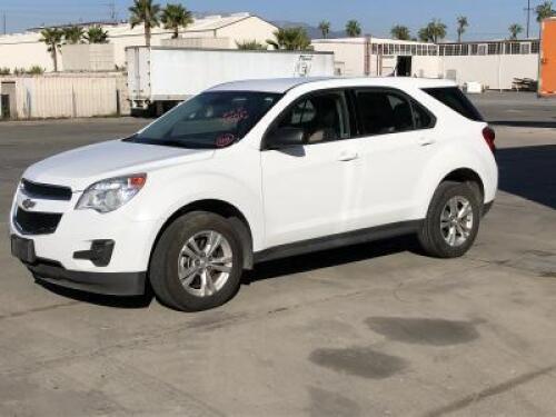 s**2014 CHEVROLET EQUINOX SUV, 2.4L gasoline, automatic, a/c, pw, pdl, pm. s/n:2GNFLEEK2E6157611 **(DEALER, DISMANTLER, OUT OF STATE BUYER, OFF-HIGHWAY USE ONLY)**