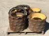 PADFOOT DRUMS, (4) 16" drums, (2) 4" drums. **(LOCATED IN COLTON, CA)**