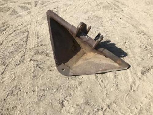 V BUCKET, fits Case backhoe. **(LOCATED IN COLTON, CA)**