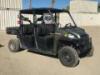 2017 POLARIS RANGER CREW UTILITY CART, Kohler diesel, 4x4, seats 4, canopy, 54"x36" tilt bed, tow package, 765 hours indicated. s/n:4XARVAD13H7742209 - 2