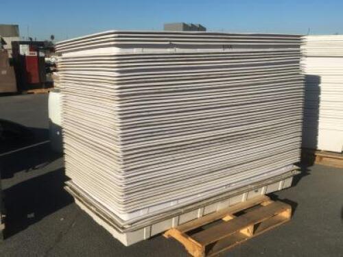 (2) BOTANICARE RESERVOIR BOTTOMS, APPROX. (38) ACTIVE AQUA 3'X6' FLOOD TABLES **(LOCATED IN COLTON, CA)**