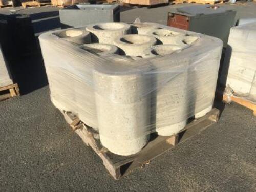 (9) CONCRETE ASHTRAYS **(LOCATED IN COLTON, CA)**