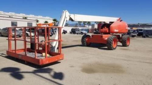 2014 SNORKEL T46JRT BOOMLIFT, diesel, 2-stage 46' telescopic boom, jib, 4x4, 1,669 hours indicated. s/n:T46JRT-04-000016