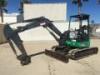 2013 JOHN DEERE 50G HYDRAULIC EXCAVATOR, qc, aux hydraulics, backfill blade, canopy. s/n:1FF050GXPDH280607