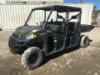 2017 POLARIS RANGER CREW UTILITY CART, Kohler diesel, 4x4, seats 6, canopy, 54"X36" tilt bed, tow package, 614 hours indicated. s/n:4XARVAD19H7742201