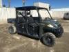 2017 POLARIS RANGER CREW UTILITY CART, Kohler diesel, 4x4, seats 6, canopy, 54"X36" tilt bed, tow package, 614 hours indicated. s/n:4XARVAD19H7742201 - 2