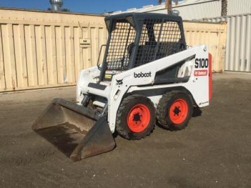 2008 BOBCAT S100 SKIDSTEER LOADER, gp bucket, aux hydraulics, canopy, 2,051 hours indicated. s/n:A2G711352