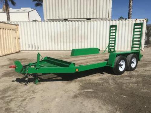 2013 UTILITY TRAILER, 13'X74" deck, 5' ramps. s/n:1DSB122R1D1701266