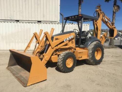 2004 CASE 590 SUPER M SERIES 2 LOADER BACKHOE, gp bucket, aux hydraulics, 4x4, canopy, extension hoe, rear aux hydraulics. s/n:N4C309204