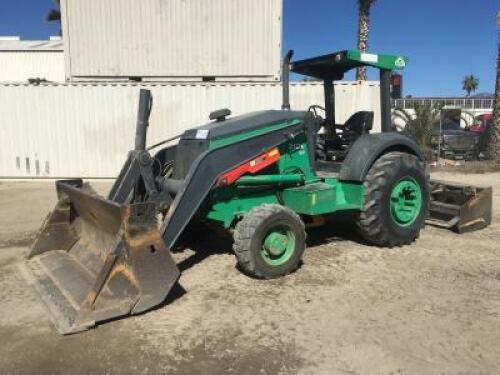 2013 JOHN DEERE 210KEP SKIPLOADER, 4-in-1 bucket, aux hydraulics, 4x4, canopy, dual tilt, rear scraper. s/n:1T8210EKKDG891450