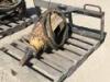 BELLTEC HYDRAULIC AUGER ATTACHMENT, fits skidsteer. **(LOCATED IN COLTON, CA)**