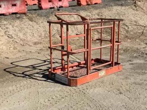 SNORKEL BOOMLIFT BASKET, 500#. **(LOCATED IN COLTON, CA)**