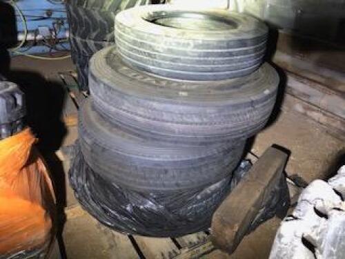 (4) RIMS W/11R 22.5 TIRES **(LOCATED IN COLTON, CA)**