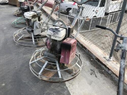 WALK-BEHIND CEMENT FINISHER, Honda 11hp gasoline, 36" blade **(LOCATED IN COLTON, CA)**